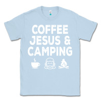 Dusty Blue camp camping camper campfire campsite hiking gift Classic Tee - tuanDangUi