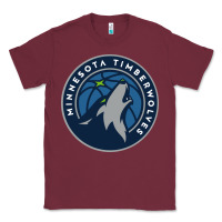 Burgundy the timberwolves Classic Tee - tuanDangUi