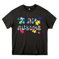 Asphalt i am ausome Heavy Core Tee - JahusDesignShop
