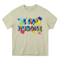 Mossy i am ausome Heavy Core Tee - JahusDesignShop