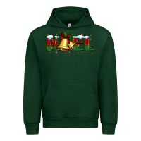 Forest Green noel Christmas bells Urban Hoodie - BarkalooDesign
