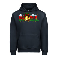 Navy noel Christmas bells Urban Hoodie - BarkalooDesign