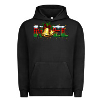 Pigment Black noel Christmas bells Urban Hoodie - BarkalooDesign