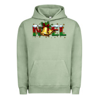 Pigment Oil Green noel Christmas bells Urban Hoodie - BarkalooDesign