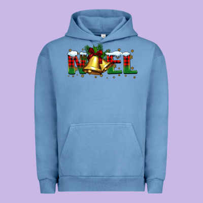 Noel Christmas Bells Urban Hoodie Designed By Barkaloodesign