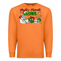 Carrot Santa's Favorite Cashier Premium Sweatshirt - LillyAllenDesigns