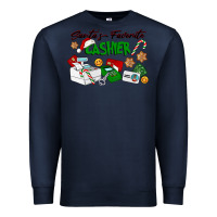 Navy Santa's Favorite Cashier Premium Sweatshirt - LillyAllenDesigns
