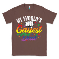 Chestnut 1 worlds gayest dad funny fathers day lgbt pride r Classic Tee - tuanDangUi