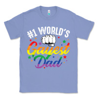 Colony Blue 1 worlds gayest dad funny fathers day lgbt pride r Classic Tee - tuanDangUi
