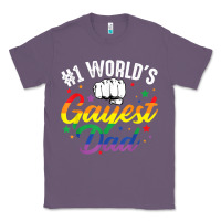 Lavender 1 worlds gayest dad funny fathers day lgbt pride r Classic Tee - tuanDangUi