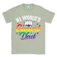 Matcha 1 worlds gayest dad funny fathers day lgbt pride r Classic Tee - tuanDangUi