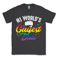 Smoke 1 worlds gayest dad funny fathers day lgbt pride r Classic Tee - tuanDangUi