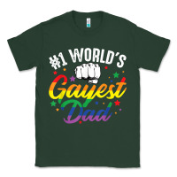 Sports Green 1 worlds gayest dad funny fathers day lgbt pride r Classic Tee - tuanDangUi