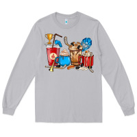 Moon Dust Hockey coffee cup Long Sleeve Tee - HowdyJamesFarm
