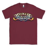 Burgundy nick lee airbrushing gift Classic Tee - tuanDangUi