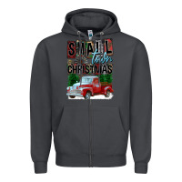 Smoke Small Town Christmas Zipper Hoodie - FaDigitalArtStudio