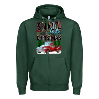 Sports Green Small Town Christmas Zipper Hoodie - FaDigitalArtStudio