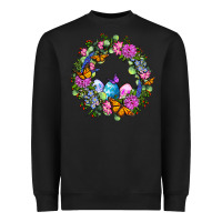 Black Easter Ocaliptus spring flowers Heavyweight Sweatshirt - OliviaCreatesArt