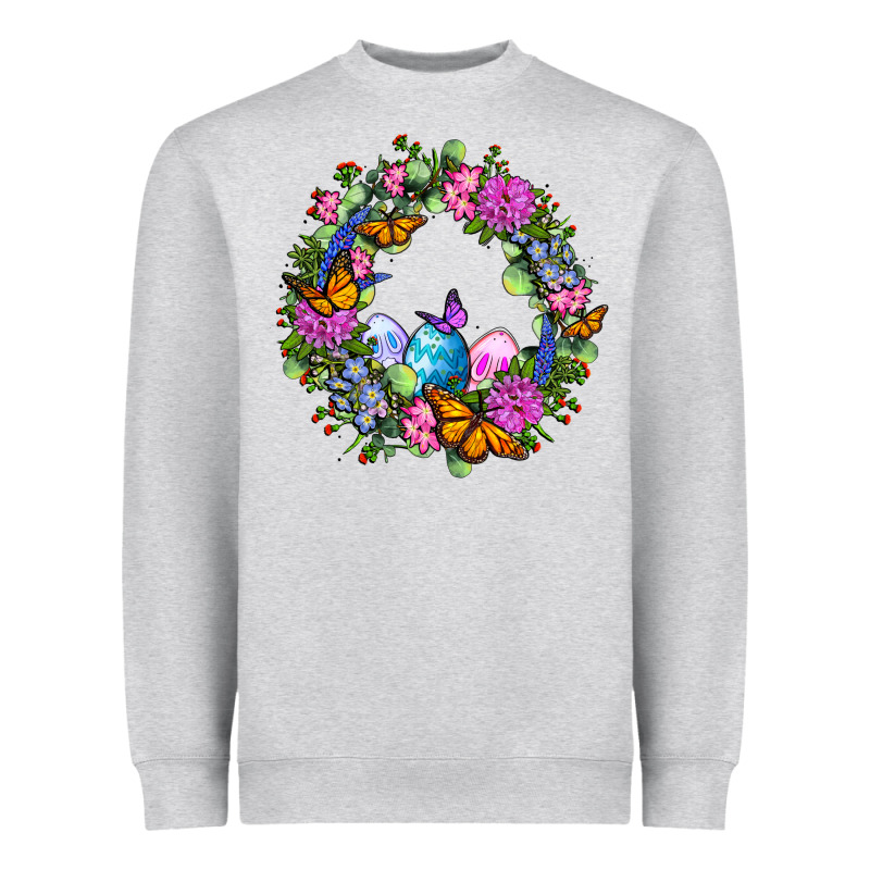 Easter Ocaliptus Spring Flowers Heavyweight Sweatshirt by OliviaCreatesArt | Teevron