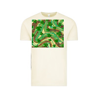 Vintage Arctic shamrock leopard Vintage Tee - RanaPortraitStore