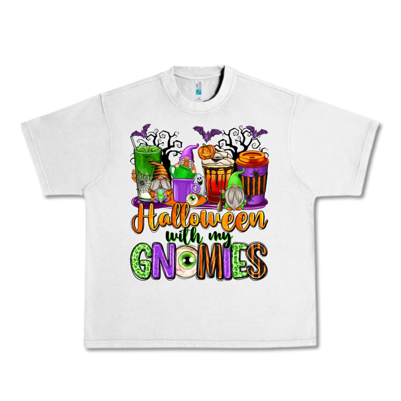 Halloween With My Gnomies Coffee Cups Urban Heavy Tee by texasbilliewilder | Teevron
