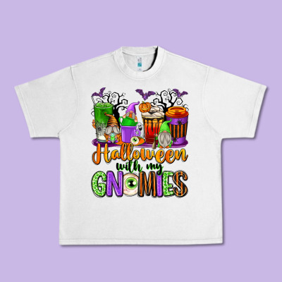 Halloween With My Gnomies Coffee Cups Urban Heavy Tee Designed By Texasbilliewilder
