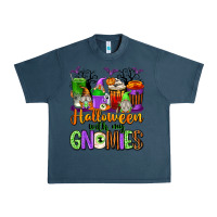 Midnight Navy Halloween with My Gnomies Coffee Cups Urban Heavy Tee - texasbilliewilder