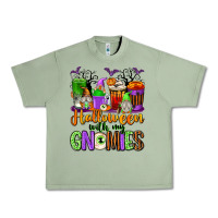 Oil Green Halloween with My Gnomies Coffee Cups Urban Heavy Tee - texasbilliewilder