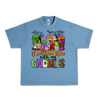 Pebble Blue Halloween with My Gnomies Coffee Cups Urban Heavy Tee - texasbilliewilder