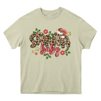 Mossy santa baby Heavy Core Tee - MaliasSmallBusiness