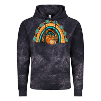 Cloud Black Rainbow Thankful with Gemstone Vintage Hoodie - texasbilliewilder