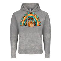 Cloud Rock Rainbow Thankful with Gemstone Vintage Hoodie - texasbilliewilder