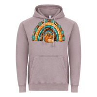 Vintage Zinc Rainbow Thankful with Gemstone Vintage Hoodie - texasbilliewilder