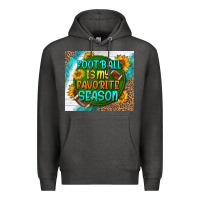 Charcoal Heather football is my favorite season tumbler Premium Hoodie - BundleAndBundleShop