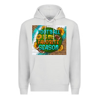 Dove Grey football is my favorite season tumbler Premium Hoodie - BundleAndBundleShop