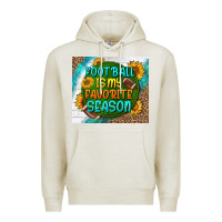 Oatmeal Heather football is my favorite season tumbler Premium Hoodie - BundleAndBundleShop