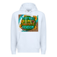 White football is my favorite season tumbler Premium Hoodie - BundleAndBundleShop
