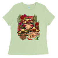 Matcha Mexican Gnomies Truck Ladies Tee - BundleAndBundleShop