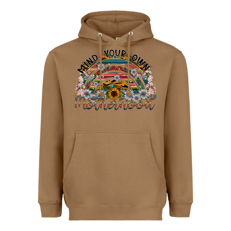 Mind Your Own Motherhood Heavyweight Hoodie by SublimationCraftShop | Teevron