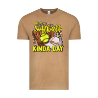 Vintage Camel It's a Softball kinda day leopard Vintage Tee - NancyCooperArtShop