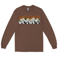 Chestnut cowhide leopard daisies Long Sleeve Tee - TumblerDesignByShophia
