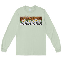 Matcha cowhide leopard daisies Long Sleeve Tee - TumblerDesignByShophia