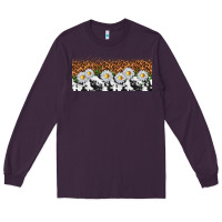 Plum cowhide leopard daisies Long Sleeve Tee - TumblerDesignByShophia