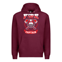 Burgundy fire captain firefighter fireman job Premium Hoodie - tuanDangUi