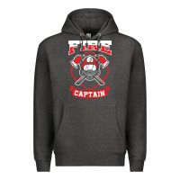 Charcoal Heather fire captain firefighter fireman job Premium Hoodie - tuanDangUi