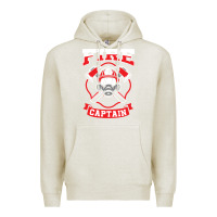 Oatmeal Heather fire captain firefighter fireman job Premium Hoodie - tuanDangUi