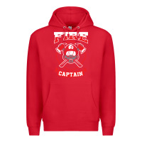 Red fire captain firefighter fireman job Premium Hoodie - tuanDangUi