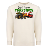 Sandshell Santa's Favorite Truck Driver Premium Sweatshirt - LillyAllenDesigns