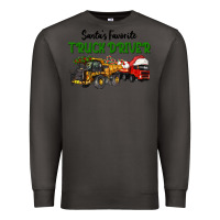 Smoke Santa's Favorite Truck Driver Premium Sweatshirt - LillyAllenDesigns