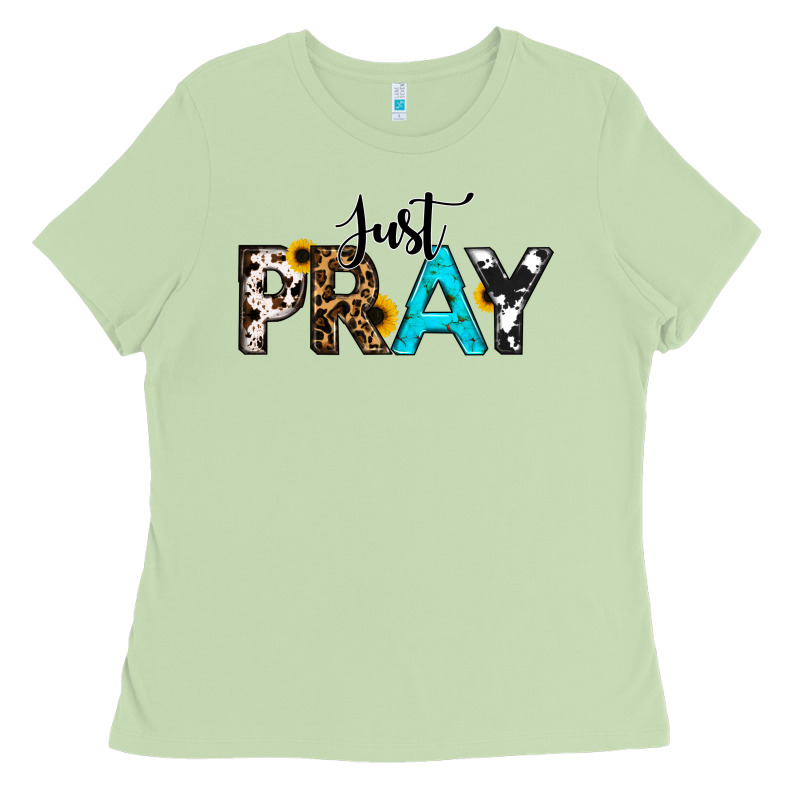 Just Pray Ladies Tee by RanaPortraitStore | Teevron
